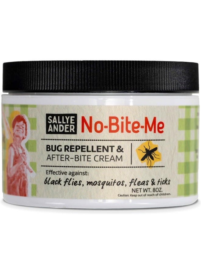 SALLYEANDER No Bite Me All-Natural Bug & Insect Repellent - Anti Itch Cream - 8 oz - Safe for Kids and Infants - Repels Mosquitoes, Black Flies, Fleas, and Ticks - Image 1